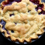 Gluten-free Peach and Blueberry Pie