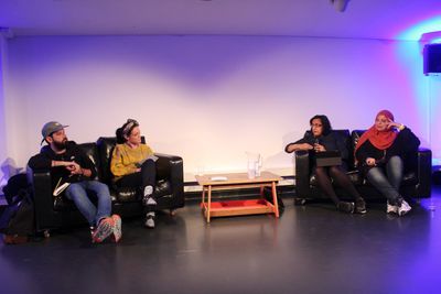 Omar El-Khairy, Sabrina Mahfouz,Ritula Shah and Shaista Aziz