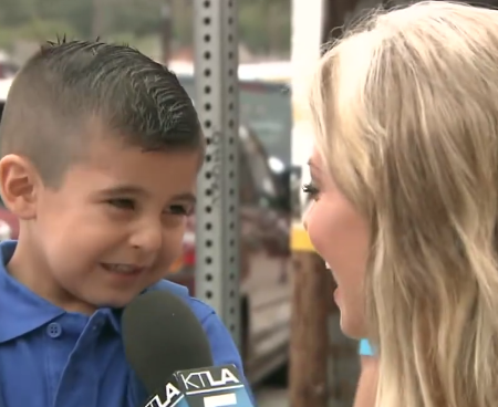Boy Cries First Day Of School