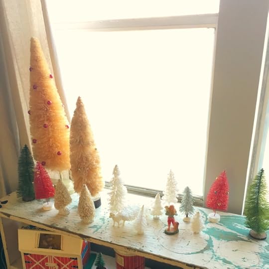 bottle brush forest