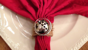 jingle bell napkin ring
