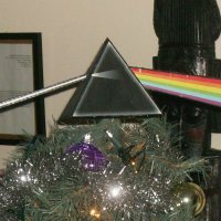 Pink Floyd Prism Christmas Tree Star