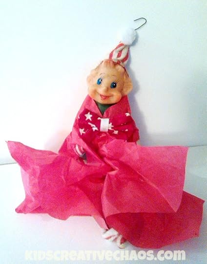 Vintage Elf Decoration Antique Ornament