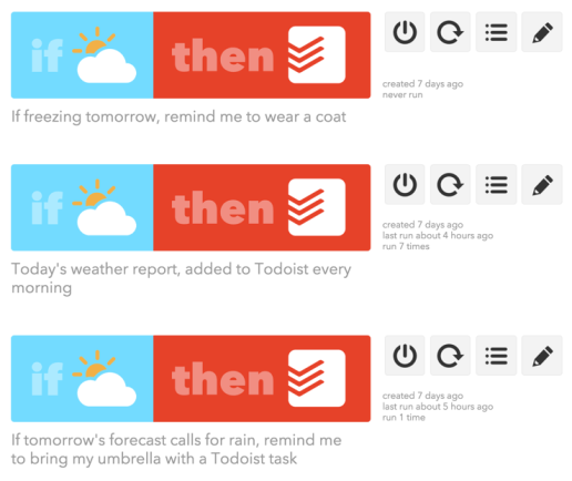 IFTTT + Todoist is awesome