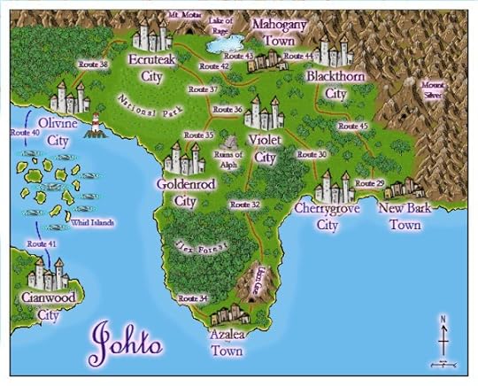 Map of Johto (Rescaled Names)