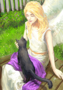 fat cat on my lap by wolfie chama