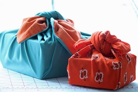 Photo: How to gift wrap (without gift wrap)