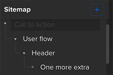 Many sub-pages in the sitemap menu