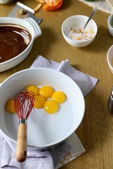 Chocolate Pudding Cake with orange and nutmeg