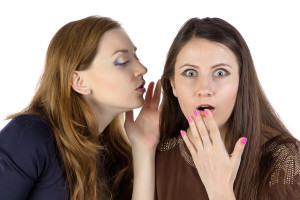 Image of two gossip girls on white background