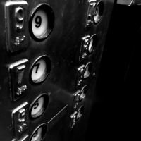 Elavator buttons 2 BW