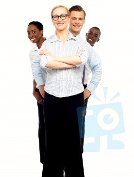 business-associates-behind-woman-100100170