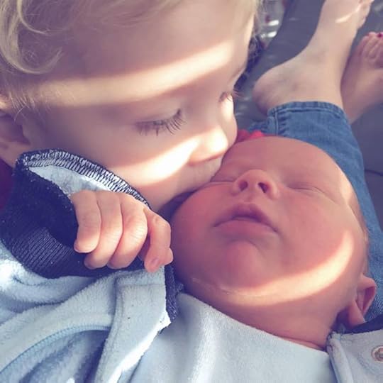 Double the snuggles {how we're juggling a newborn and a toddler}