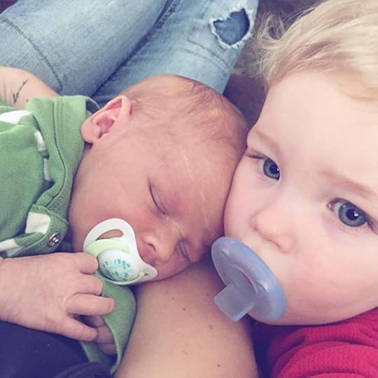 Double the snuggles {how we're juggling a newborn and a toddler}