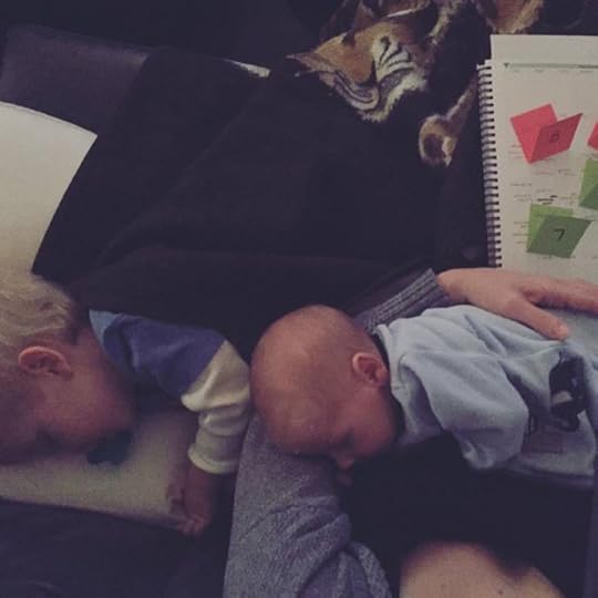 Double the snuggles {how we're juggling a newborn and a toddler}