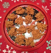 Butterscotch Coconut Haystacks