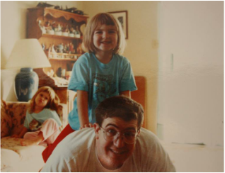 childhood picture of me with my daddy
