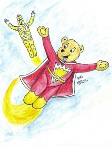 Meet Super-Ted & Spotty the Alien by Nick Davis