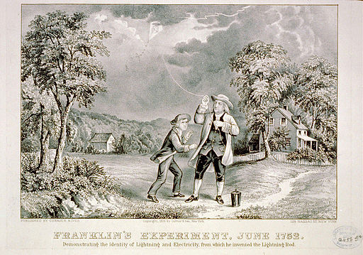 Benjamin Franklin Lightning Experiment 1752
