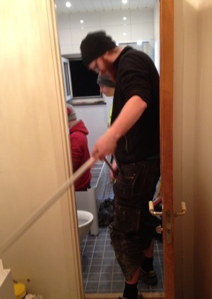 De är tre stycken därinne :)