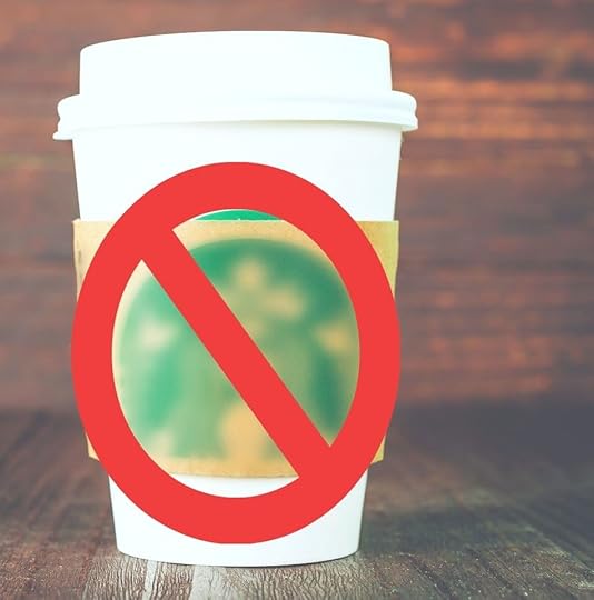 No Starbucks blurred reverse