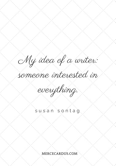 Susan Sontag on Writers