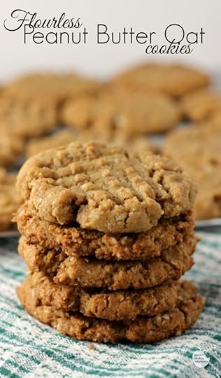 Flourless Peanut Butter Oat Cookies from reneeskitchenadventures.com