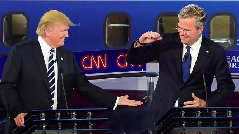 trump bush cnn debate