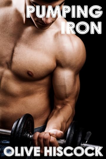 Fitness - powerful muscular man lifting weights