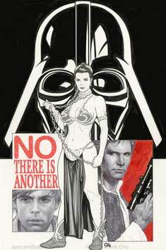 Frank Cho Star Wars cover art rejected