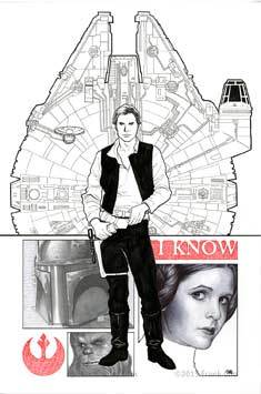 Frank Cho Star Wars cover art store variant