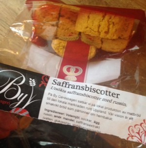 Saffransbiscottis - helt ljuvliga.