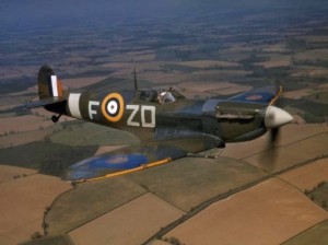 RAF Spitfire Mark VB, No. 222 Squadron, North Weald, Essex, 1942. (Imperial War Museum)