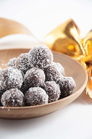 No-Bake Marzipan Rum Balls from elephantasticvegan.com