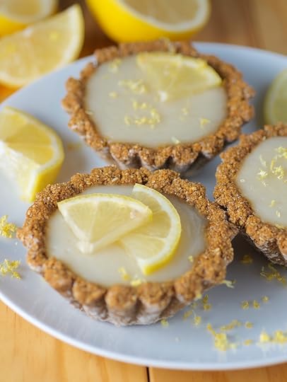 Lemon Gingerbread Tartlets from feastingonfruit.com