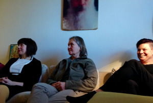 Giten, Mukta, Mervi, skrattande Lotta, Osho, Satsang Weekend