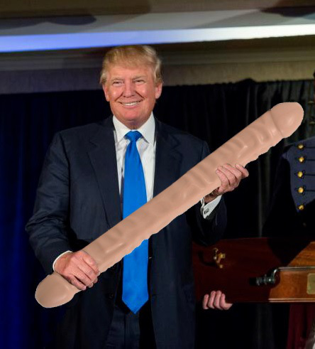 trump with dildo