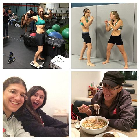 collage of serena weigh in