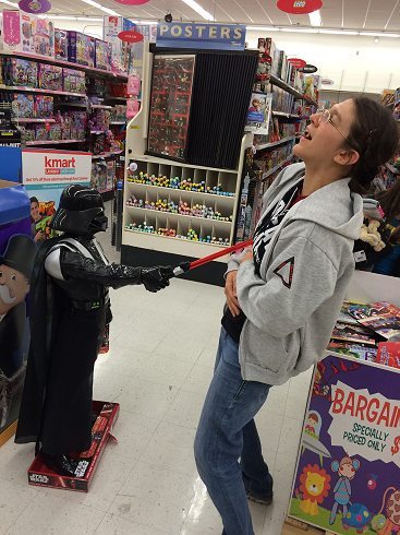 roxy and darth vader