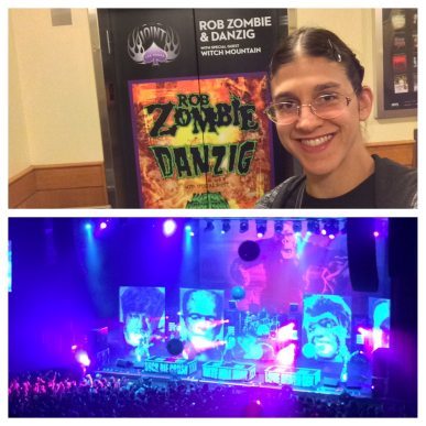 roxy at rob zombie concert