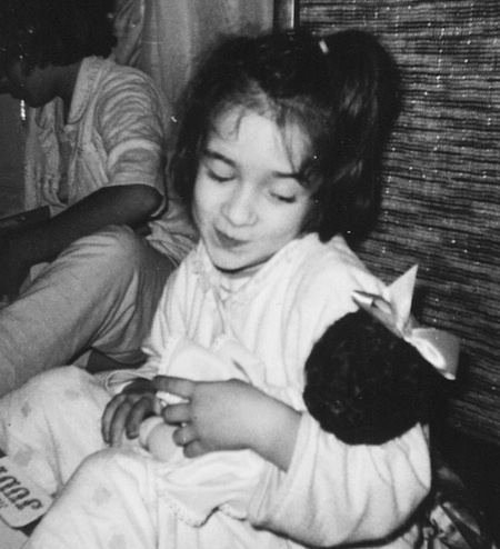 Frannie holding doll#1