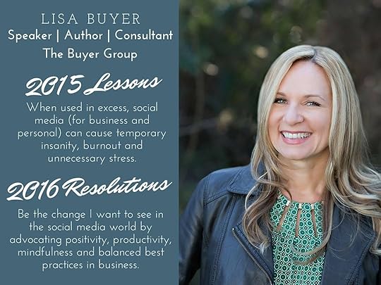 Lisa Buyer 2015 lessons