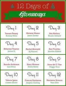 12 Days of Giveaways