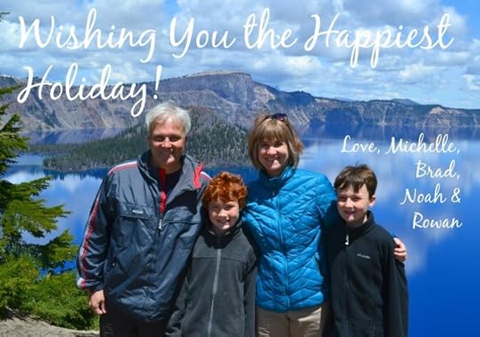 Family pic Crater Lake Christmas Card