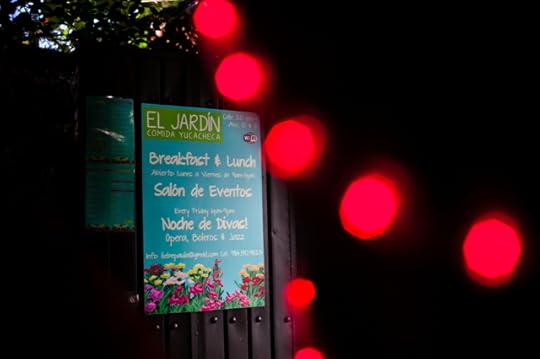 Now with the addition of a sign and a menu of the entrance door.