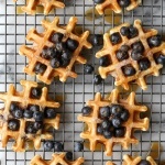 All-The-Blueberries Buttermilk Waffles