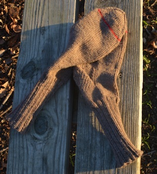 Karen&quot;s-brown-socks