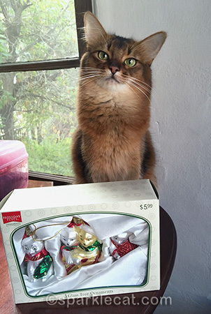 cat Christmas ornaments
