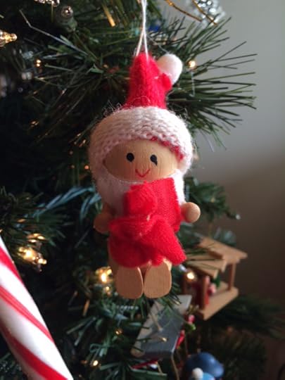 Naked Santa ornament