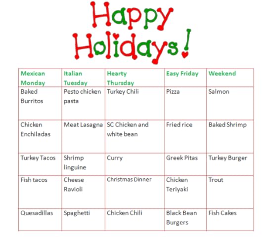 Post image for Dinner Rotation: December – January
